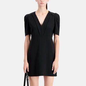 The Kooples Trend Short black crepe dress